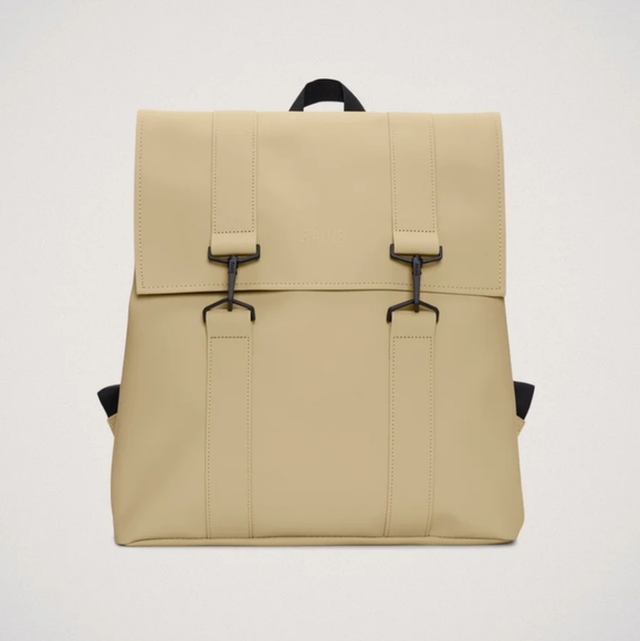 RAINS Messager Backpack in Sand NWT